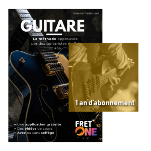 Livre méthode FretOne + 1 an d'abonnement