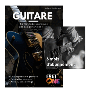Livre méthode FretOne + 6 mois d'abonnement